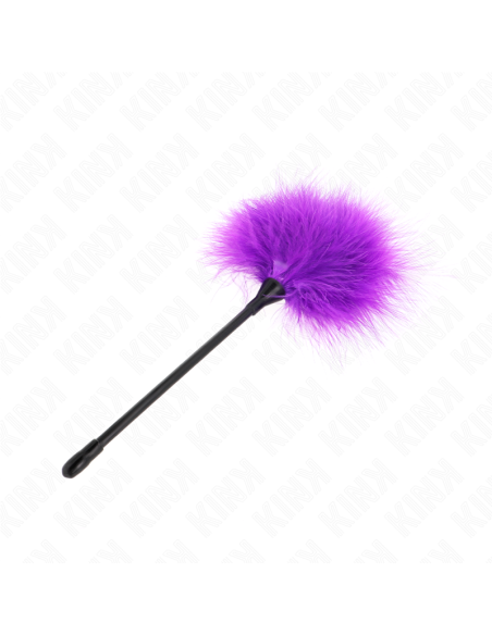 KINK - PLUMAS PARA COSQUILLAS MORADO USADO PARA EL KIT BONDAGE 27 CM