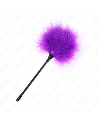 KINK - PLUMAS PARA COSQUILLAS MORADO USADO PARA EL KIT BONDAGE 27 CM