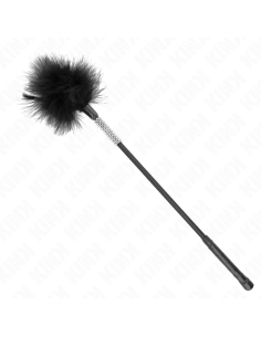 KINK - PLUMAS PARA COSQUILLAS CON MANGO DE DIAMANTES DE IMITACIÓN 50 CM