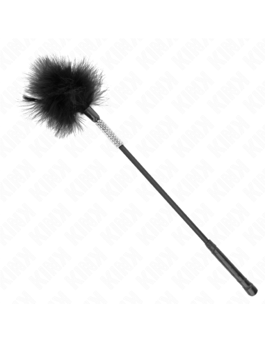 KINK - PLUMAS PARA COSQUILLAS CON MANGO DE DIAMANTES DE IMITACIÓN 50 CM