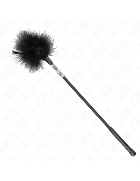 KINK - PLUMAS PARA COSQUILLAS CON MANGO DE DIAMANTES DE IMITACIÓN 50 CM