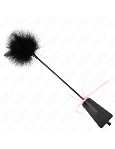 KINK - PLUMAS PARA COSQUILLAS CON LAZO DE CINTA ROSA 49 CM