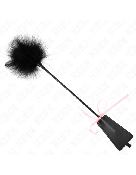 KINK - PLUMAS PARA COSQUILLAS CON LAZO DE CINTA ROSA 49 CM
