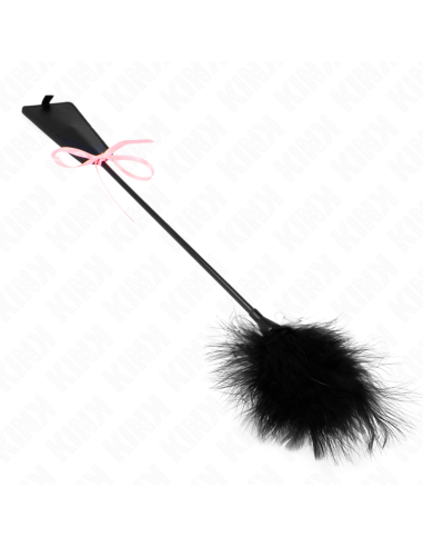 KINK - PLUMAS PARA COSQUILLAS CON LAZO DE CINTA ROSA 49 CM
