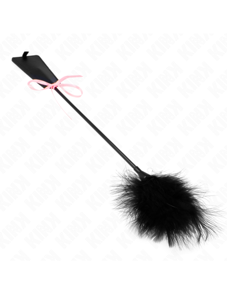 KINK - PLUMAS PARA COSQUILLAS CON LAZO DE CINTA ROSA 49 CM