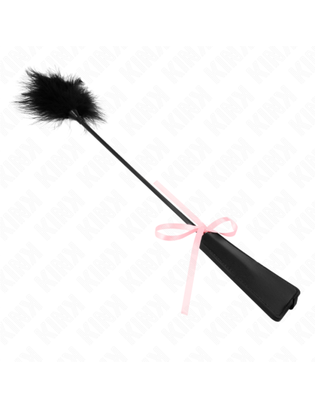 KINK - PLUMAS PARA COSQUILLAS CON LAZO DE CINTA ROSA 49 CM