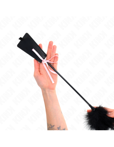 KINK - PLUMAS PARA COSQUILLAS CON LAZO DE CINTA ROSA 49 CM