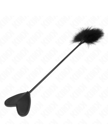 KINK - PLUMAS PARA COSQUILLAS CON PALETA DE CORAZÓN 31 CM