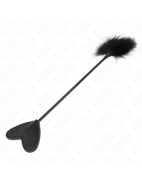 KINK - PLUMAS PARA COSQUILLAS CON PALETA DE CORAZÓN 31 CM