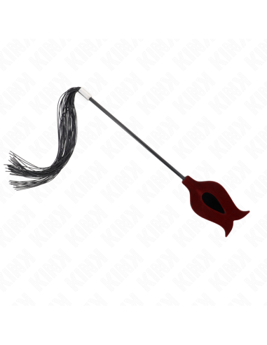 KINK - LÁTIGO DE BORLA DE SILICONA CON FORMA DE ROSA 45 CM