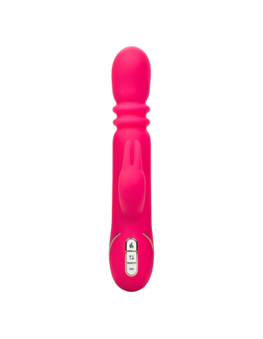 CALEXOTICS - JACK FANTASY TRIPLE VIBRADOR CALENTABLE RABBIT ROSA