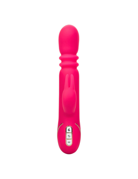 CALEXOTICS - JACK FANTASY TRIPLE VIBRADOR CALENTABLE RABBIT ROSA
