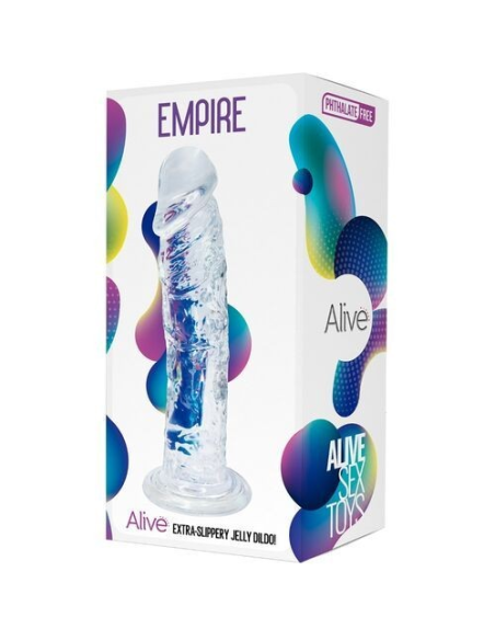 ALIVE - EMPIRE Pene Realístico Transparente 19.3 cm | SEXPLACE.MX
