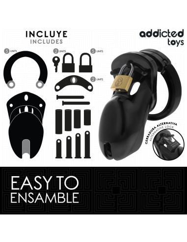 ADDICTED TOYS LOCKED - FORBIDDEN VAULT JAULA PARA PENE 10 CM