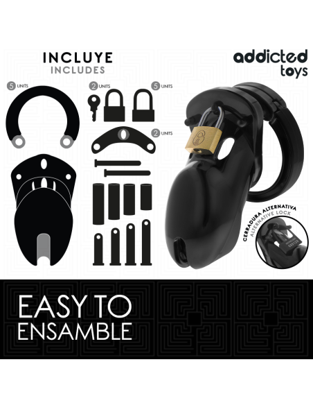 ADDICTED TOYS LOCKED - FORBIDDEN VAULT JAULA PARA PENE 10 CM