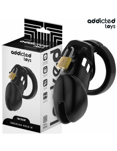 ADDICTED TOYS LOCKED - OBSIDIAN HOLD JAULA PARA PENE TALLA M