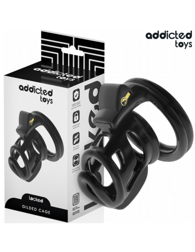 ADDICTED TOYS LOCKED - GILDEN CAGE JAULA PARA PENE DE SILICONA 8,5 CM