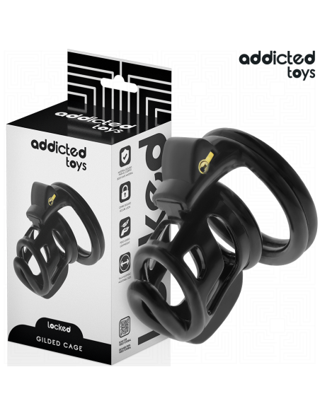 ADDICTED TOYS LOCKED - GILDEN CAGE JAULA PARA PENE DE SILICONA 8,5 CM