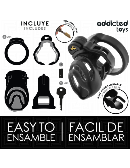ADDICTED TOYS LOCKED - ETERNAL LOCK JAULA PARA PENE 9 CM