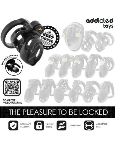 ADDICTED TOYS LOCKED - ETERNAL LOCK JAULA PARA PENE 9 CM