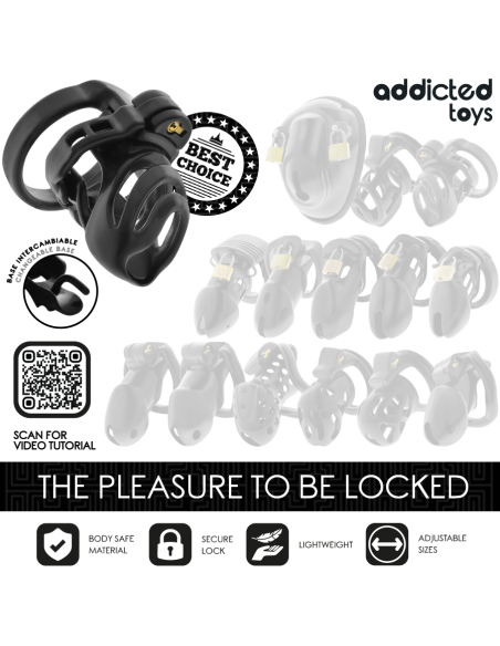 ADDICTED TOYS LOCKED - ETERNAL LOCK JAULA PARA PENE 9 CM
