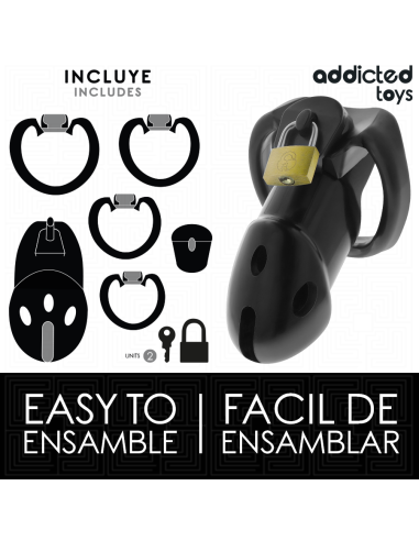 ADDICTED TOYS LOCKED - UNBROKEN DEN JAULA PARA PENE 9,8 CM