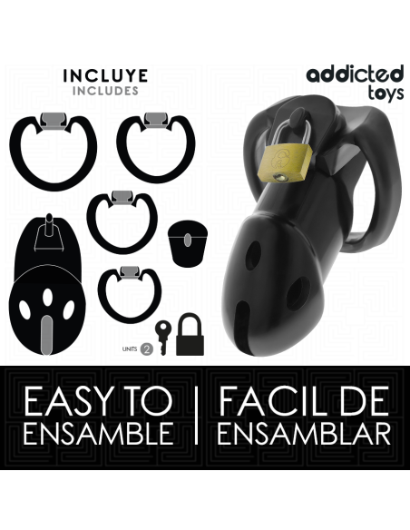 ADDICTED TOYS LOCKED - UNBROKEN DEN JAULA PARA PENE 9,8 CM