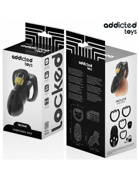 ADDICTED TOYS LOCKED - UNBROKEN DEN JAULA PARA PENE 9,8 CM