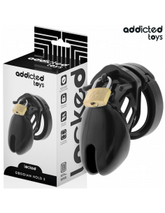 ADDICTED TOYS LOCKED - OBSIDIAN HOLD JAULA PARA PENE TALLA S