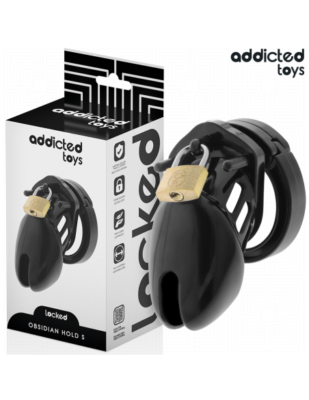 ADDICTED TOYS LOCKED - OBSIDIAN HOLD JAULA PARA PENE TALLA S