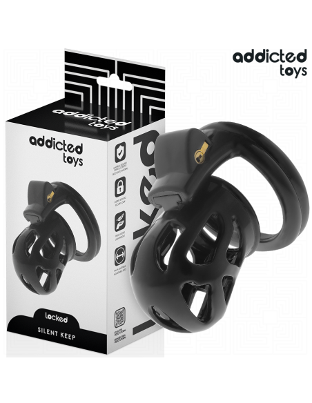 ADDICTED TOYS LOCKED - SILENT KEEP JAULA PARA PENE 7,5 CM