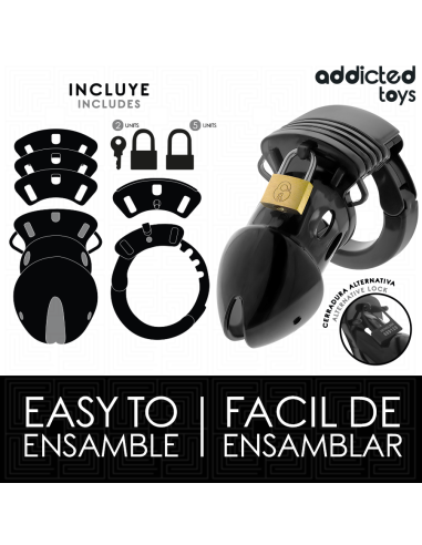 ADDICTED TOYS LOCKED - CHASTITY DEPTHS JAULA PARA PENE 7,5 CM
