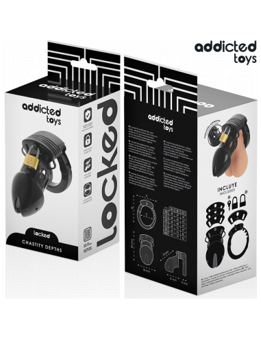 ADDICTED TOYS LOCKED - CHASTITY DEPTHS JAULA PARA PENE 7,5 CM