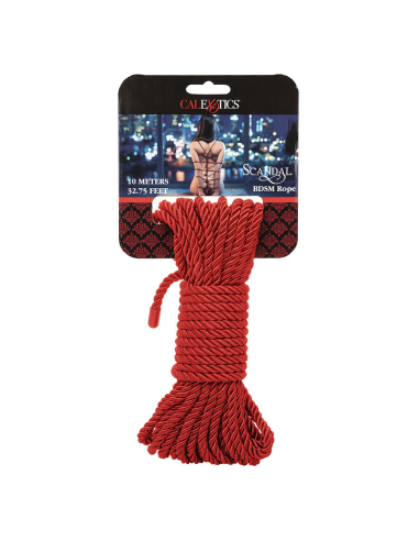 CALEXOTICS - SCANDAL CUERDA BDSM ROJA 10 M