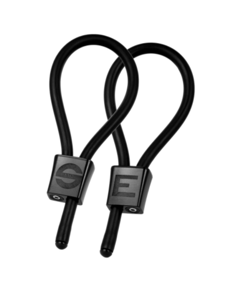 ELECTRASTIM - PRESTIGE ELECTRA LOOPS ANILLOS DE PENE AJUSTABLES NEGRO