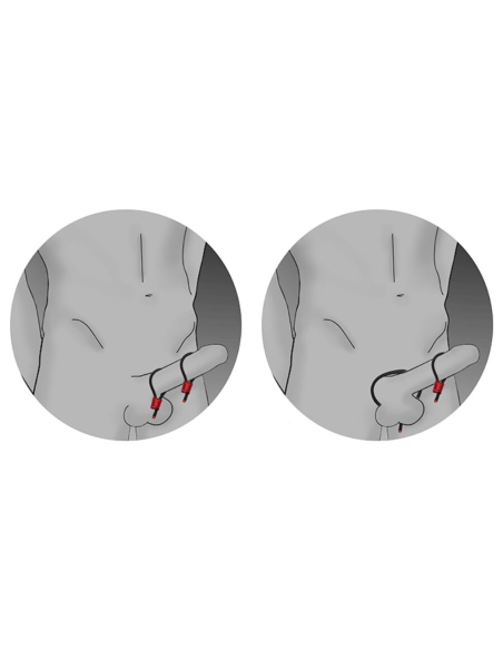 ELECTRASTIM - PRESTIGE ELECTRA LOOPS ANILLOS DE PENE AJUSTABLES NEGRO