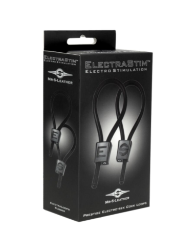 ELECTRASTIM - PRESTIGE ELECTRA LOOPS ANILLOS DE PENE AJUSTABLES NEGRO