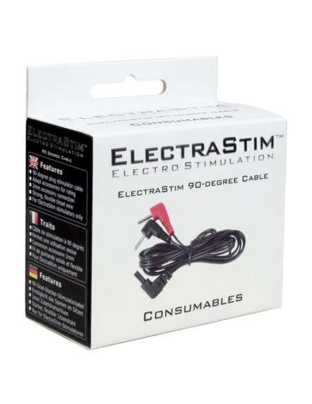 ELECTRASTIM - CABLES DE ESTIMULACIÓN 90 GRADOS