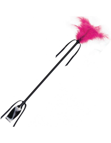 SECRETPLAY - FUSTA and PLUMA NEGRO Y FUCSIA