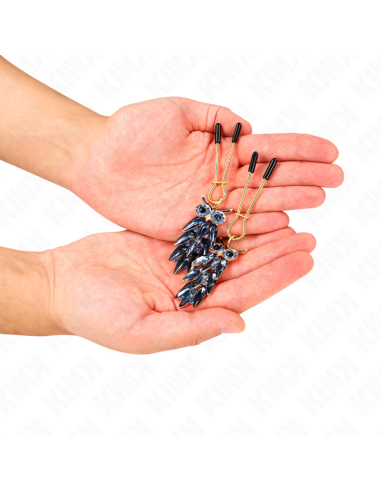 KINK - PINZAS PARA PEZONES CON COLGANTE DE BÚHO 6 CM