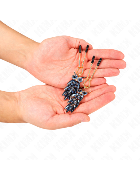 KINK - PINZAS PARA PEZONES CON COLGANTE DE BÚHO 6 CM