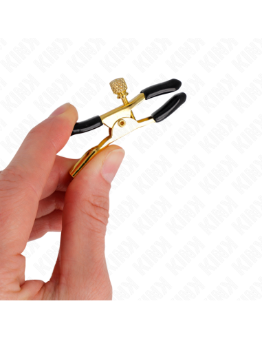 KINK - PINZAS PARA PEZONES DORADO 6 CM