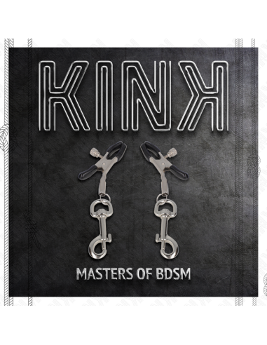 KINK - PINZAS PARA PEZONES CON GANCHO 6 CM