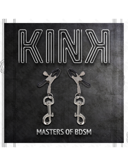 KINK - PINZAS PARA PEZONES CON GANCHO 6 CM