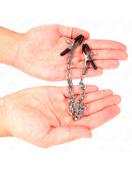 KINK - PINZAS PARA PEZONES CON CADENA GRUESA 30 CM