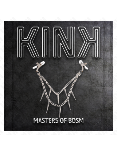 KINK - PINZAS PARA PEZONES CON CADENA DE PÚAS 30 CM