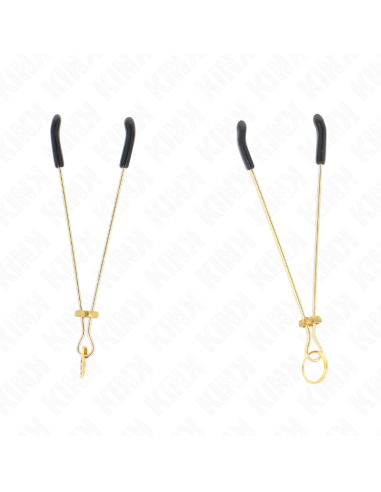 KINK - PINZAS PARA PEZONES FINA DORADO 7 CM