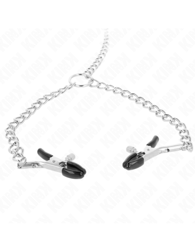 KINK - PINZAS PARA PEZONES DOBLE 32 CM CON CADENAS 14 CM