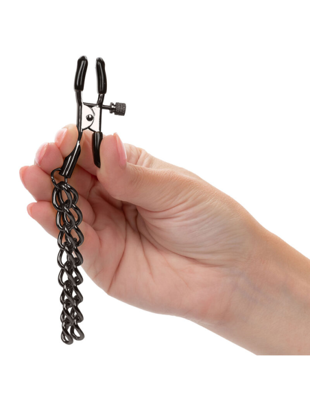 CALEXOTICS - EUPHORIA PINZAS PEZONES CON CADENA 14,5 CM