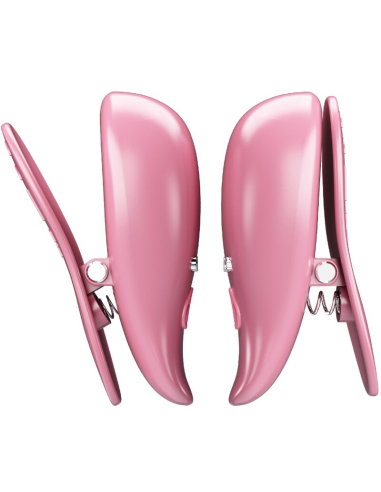 PRETTY LOVE - CAILEY PINZAS PARA PEZONES 10 VIBRACIONES CONTROL REMOTO ROSA